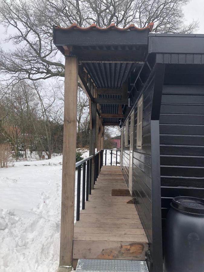 Chalet Het Wollinghuisje Vlagtwedde Bagian luar foto